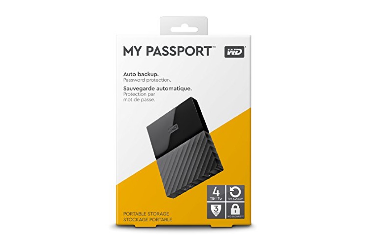Western Digital 4TB My Passport (WDBYFT0040BBK)