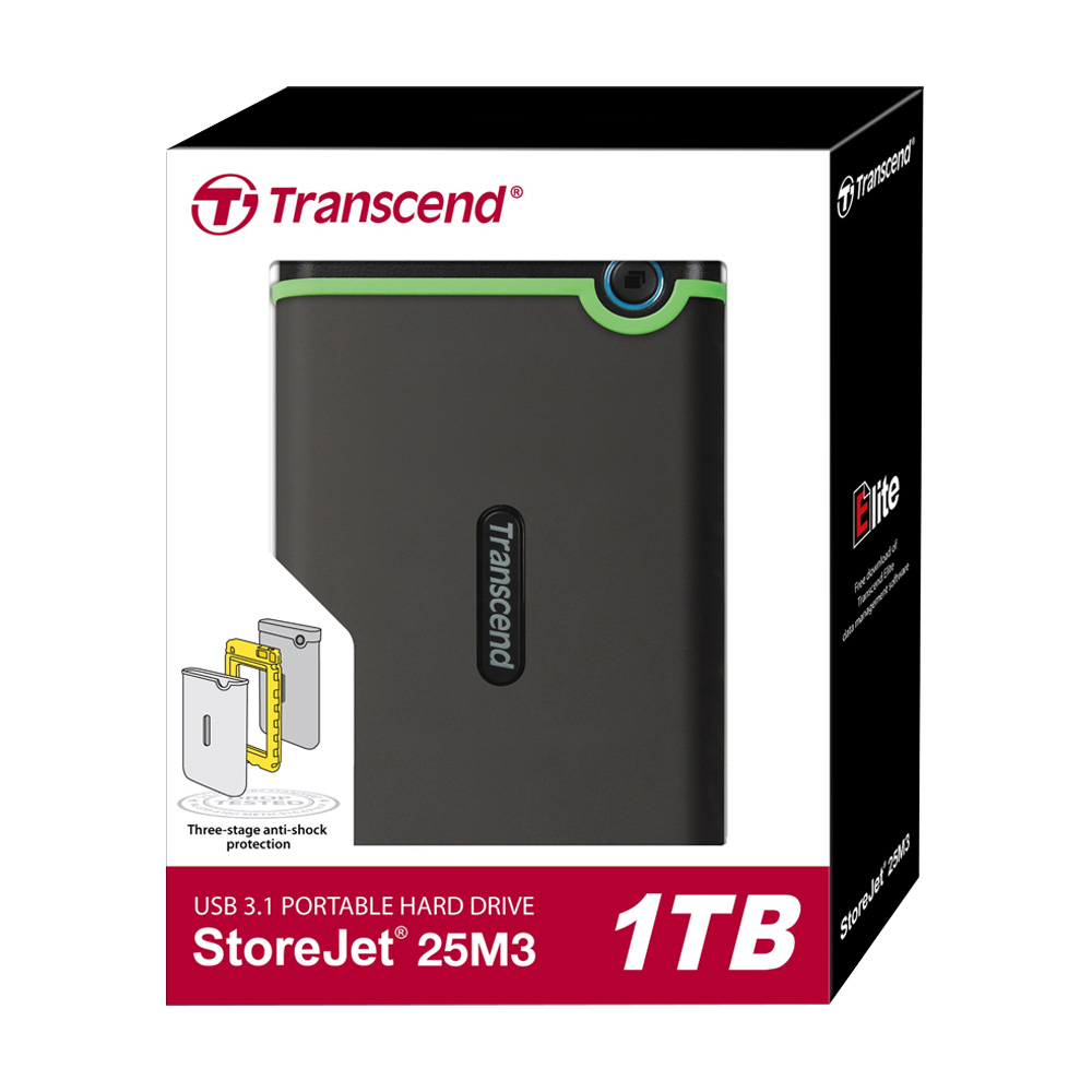 Transcend StoreJet 25M3 1TB TS1TSJ25M3S